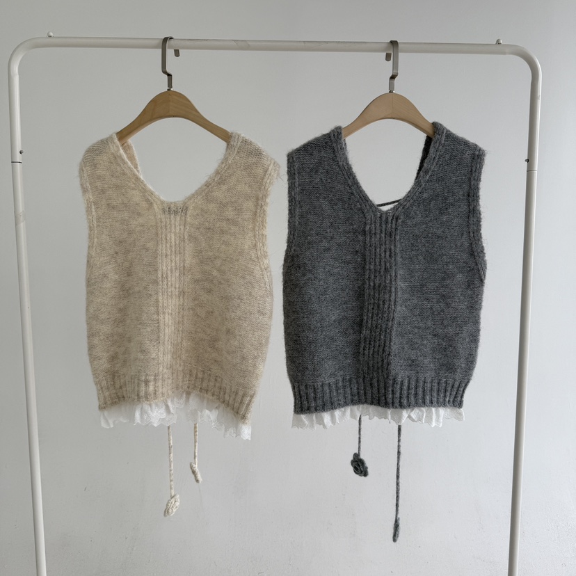 JENNY 1976韓國直郵㊣女士新品休閑25秋冬人氣吊帶背心荷葉邊JENNY 1976吊帶/背心