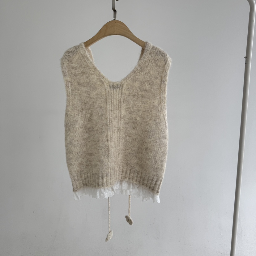 JENNY 1976韓國直郵㊣女士新品休閑25秋冬人氣吊帶背心荷葉邊JENNY 1976吊帶/背心