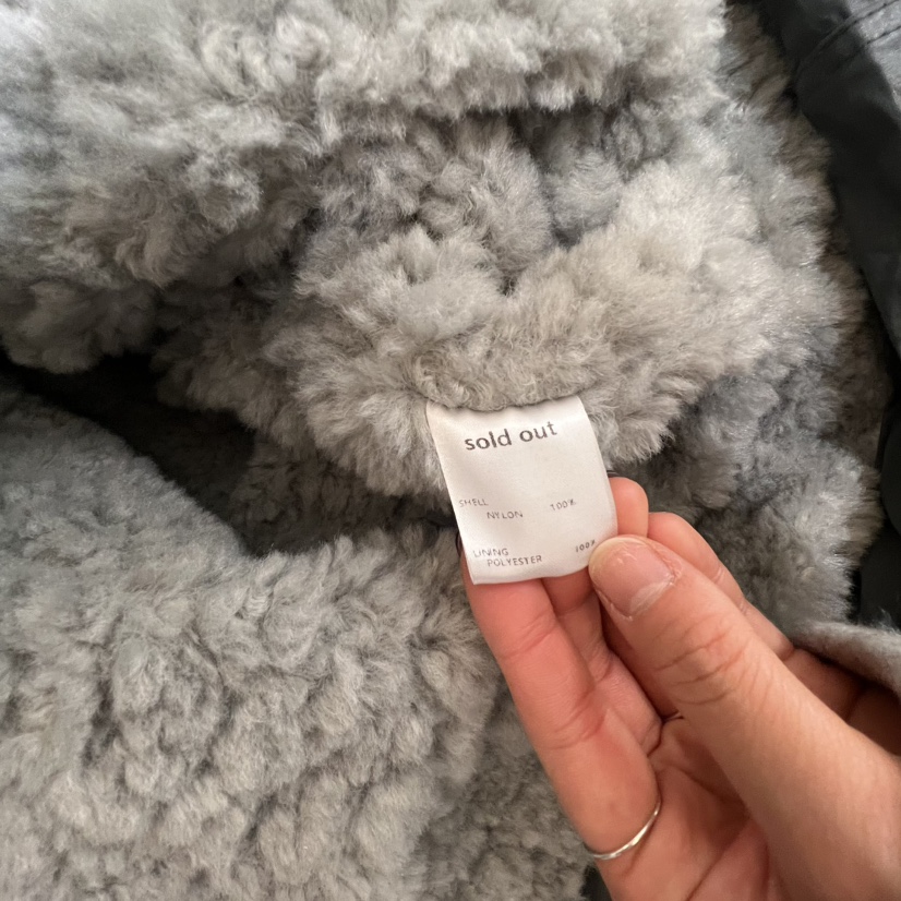 SOLD OUT東大門㊣實拍女裝新款真品職業熱賣中長款大衣毛皮SOLD OUT中長款大衣