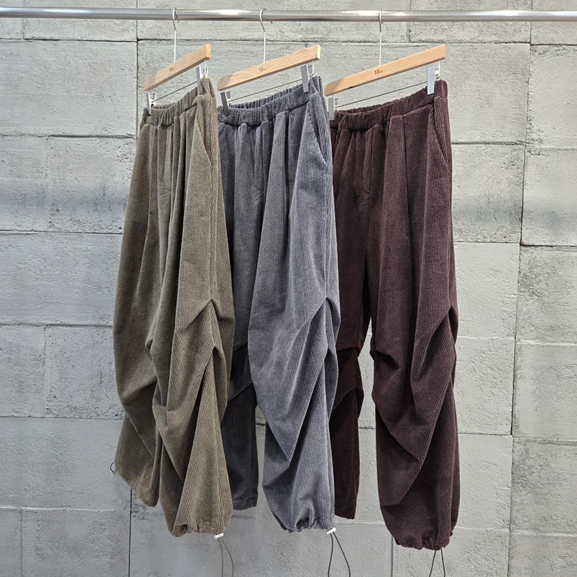 10CC東大門㊣代購女士新款熱賣推薦人氣休閑休閑褲燈芯絨加絨10CC休閑褲