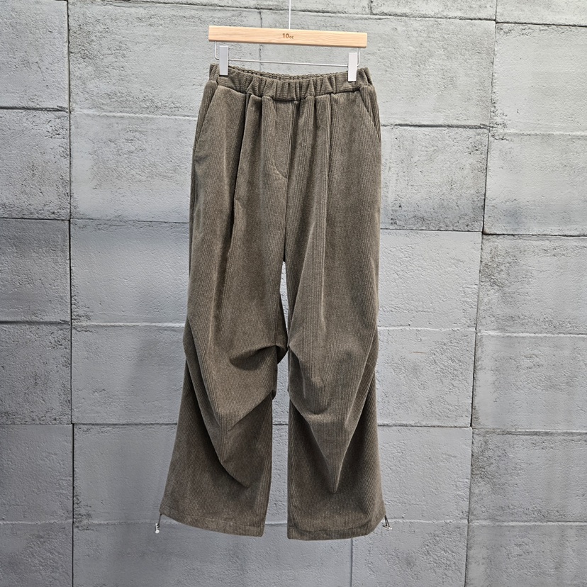 10CC東大門㊣代購女士新款熱賣推薦人氣休閑休閑褲燈芯絨加絨10CC休閑褲圖色1