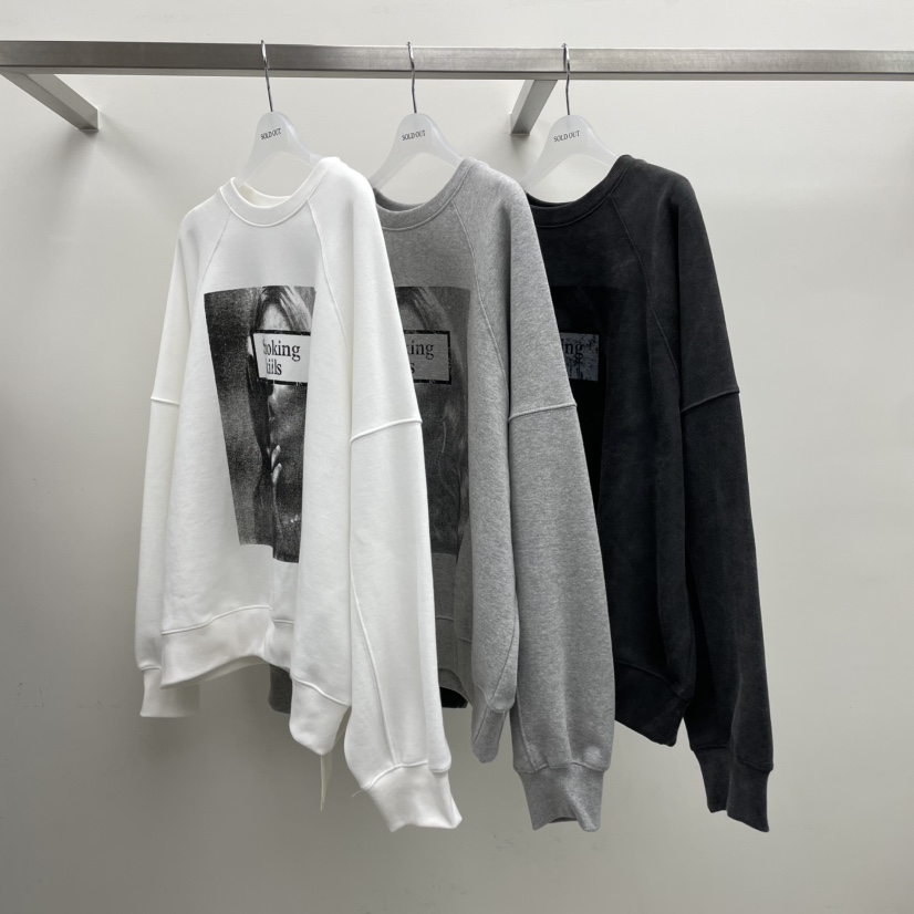 SOLD OUT東大門㊣直郵女裝新款25秋冬熱賣真品時尚衛衣加絨SOLD OUT衛衣