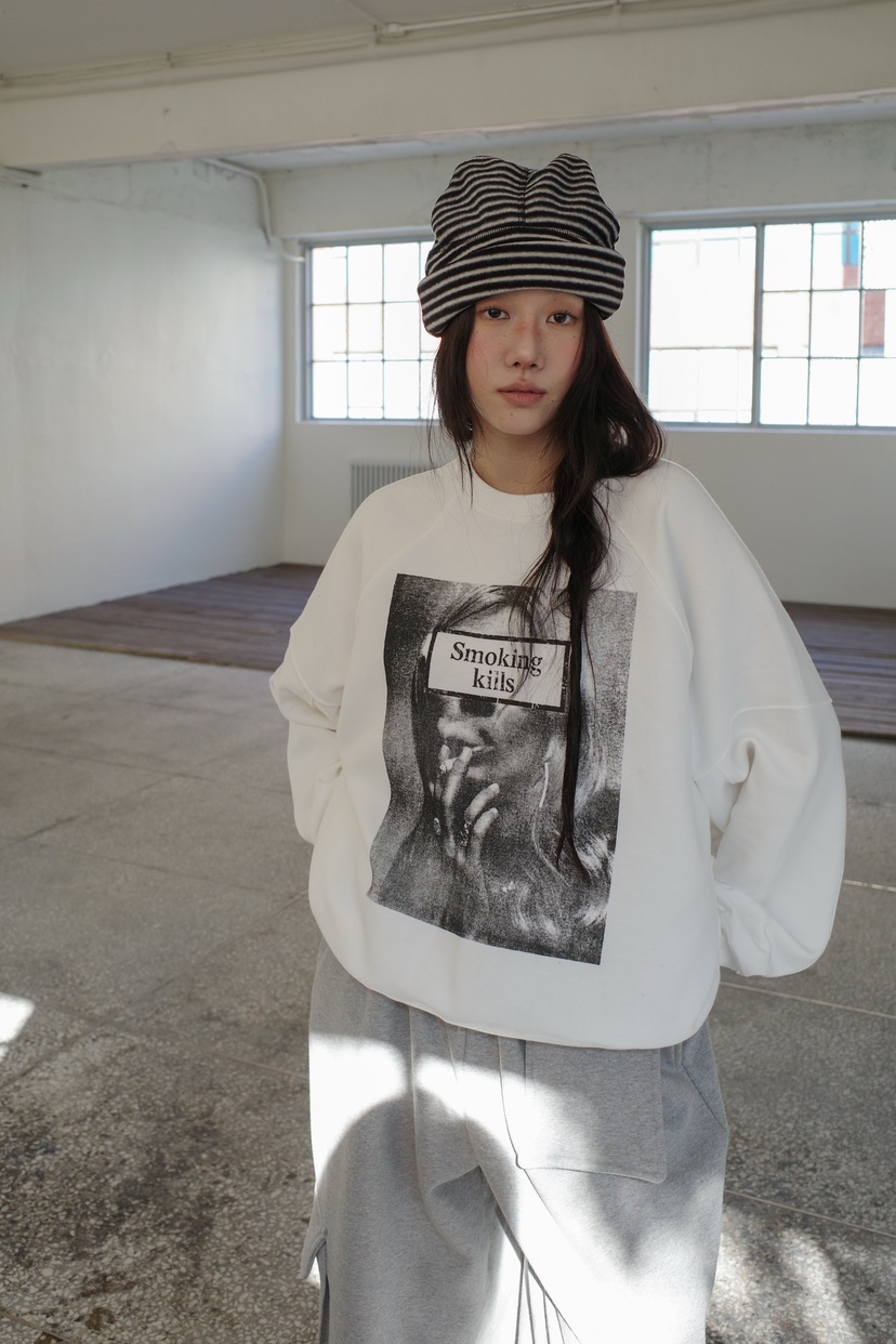 SOLD OUT東大門㊣直郵女裝新款25秋冬熱賣真品時尚衛衣加絨SOLD OUT衛衣圖色1