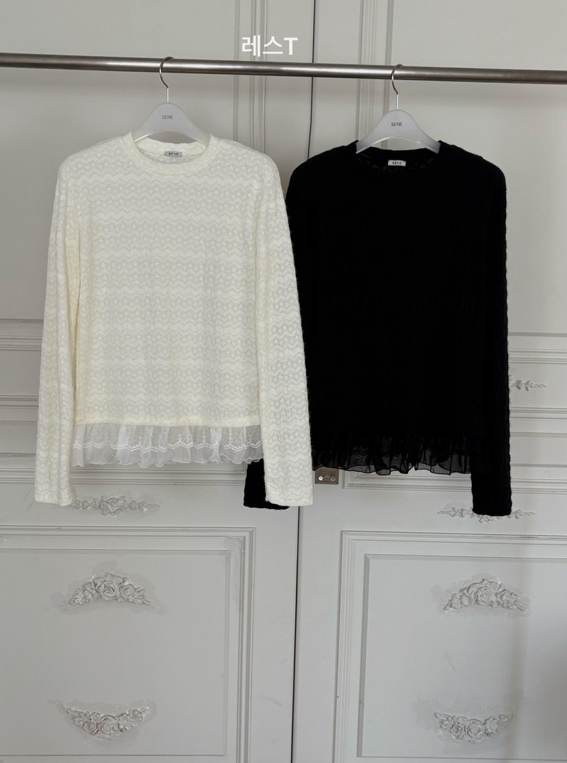 BENE東大門㊣直郵女裝新款時尚休閑真品人氣25秋冬職業長袖T恤BENE長袖T恤