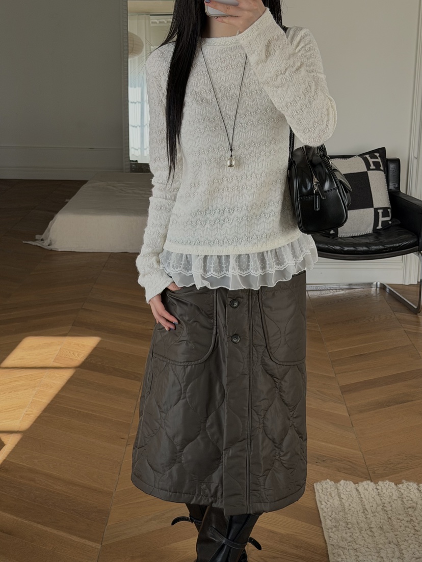 BENE東大門㊣直郵女裝新款時尚休閑真品人氣25秋冬職業長袖T恤BENE長袖T恤圖色1