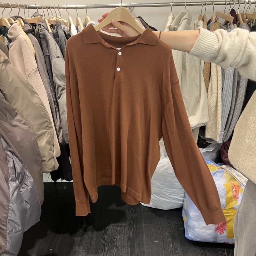 TAFFETA東大門㊣實拍女裝新款真品人氣25秋冬休閑職業長袖T恤TAFFETA長袖T恤圖色3