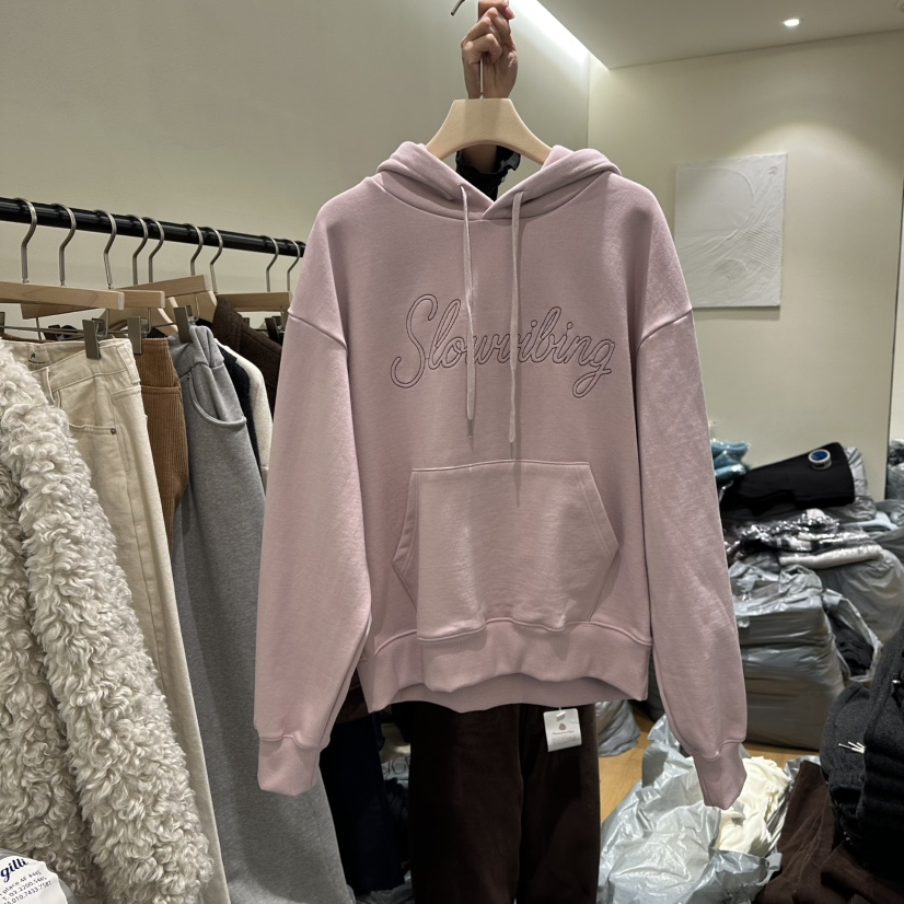 GILLI東大門㊣代購女裝新品人氣休閑真品25秋冬職業衛衣刺繡GILLI衛衣圖色1