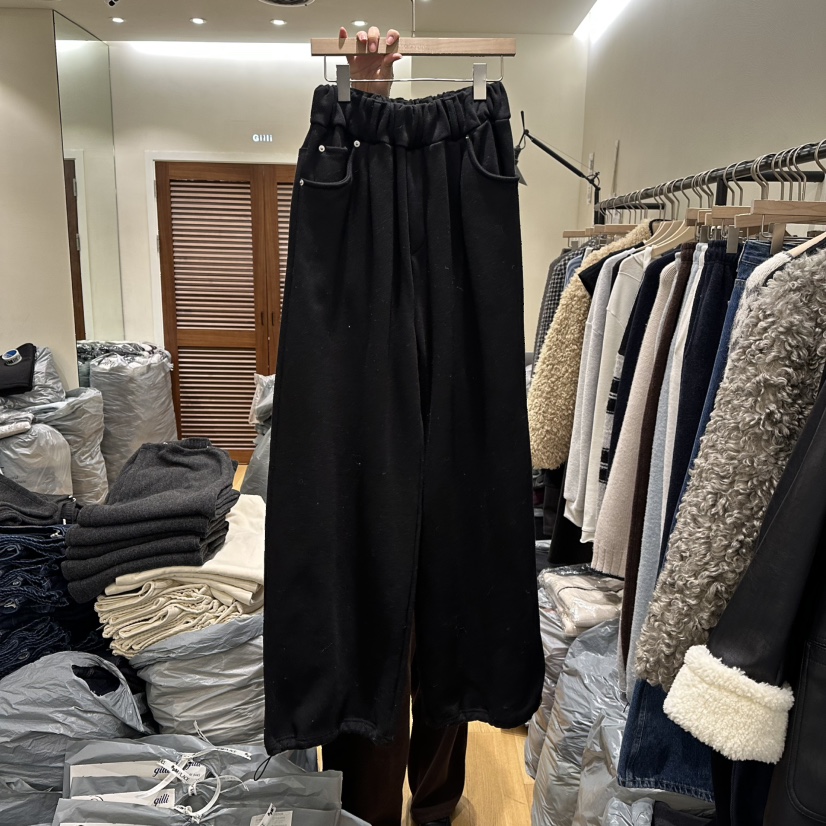 GILLI韓國直郵㊣女士新品熱賣25秋冬推薦職業真品人氣休閑褲GILLI休閑褲圖色2