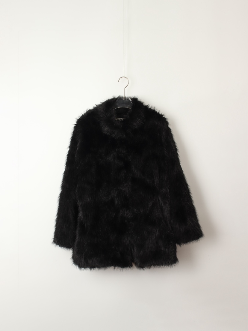 TEXTURE東大門㊣直郵女裝新品25秋冬休閑職業真品時尚短款大衣TEXTURE短款大衣圖色3黑