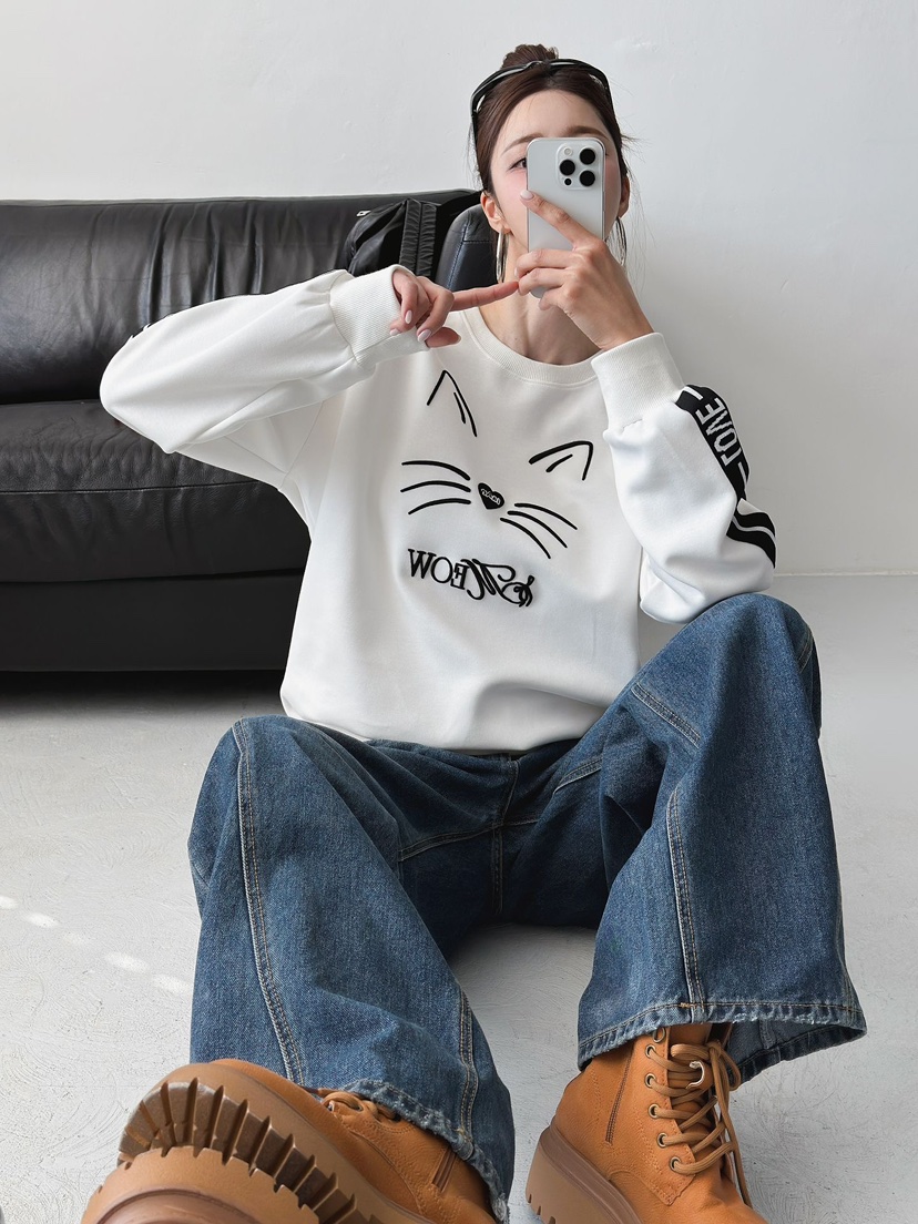 IAAN東大門㊣代購女士新款真品休閑熱賣職業時尚推薦人氣衛衣iaAn衛衣