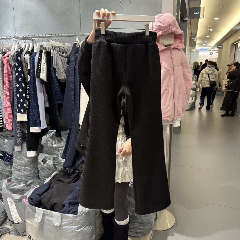 RIBBON東大門㊣實拍女裝新品熱賣休閑時尚推薦25秋冬休閑褲加絨RIBBON休閑褲