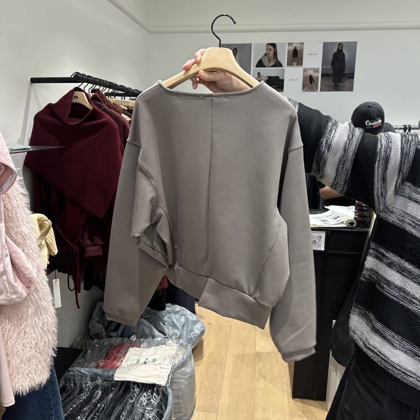 aube nunt韓國代購㊣女士新款時尚人氣推薦25秋冬衛衣加絨aube nunt衛衣