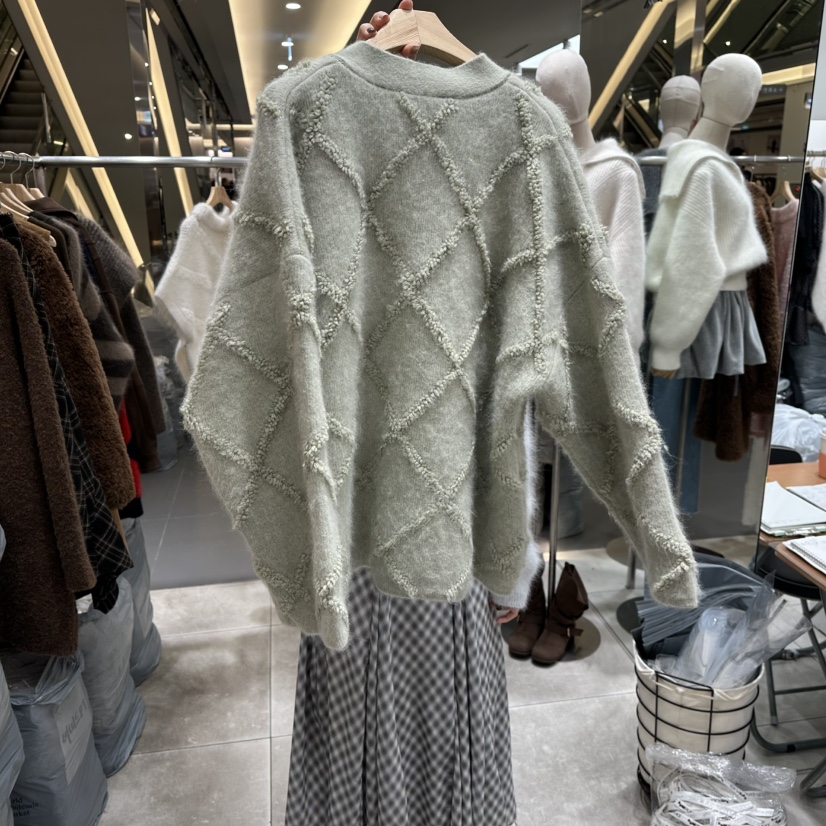 XPARTY東大門㊣直郵女裝新款休閑時尚真品推薦人氣毛衣花朵XPARTY毛衣