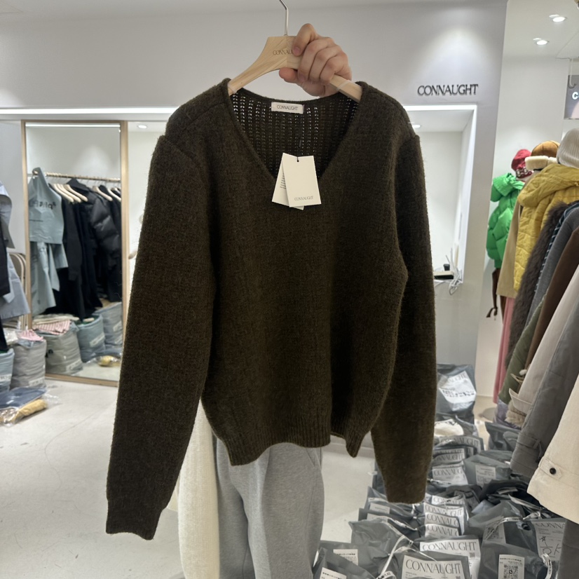 CONNAUGHT東大門㊣直郵女士新品真品25秋冬職業針織衫馬海毛CONNAUGHT/DAILYJUD針織衫圖色2