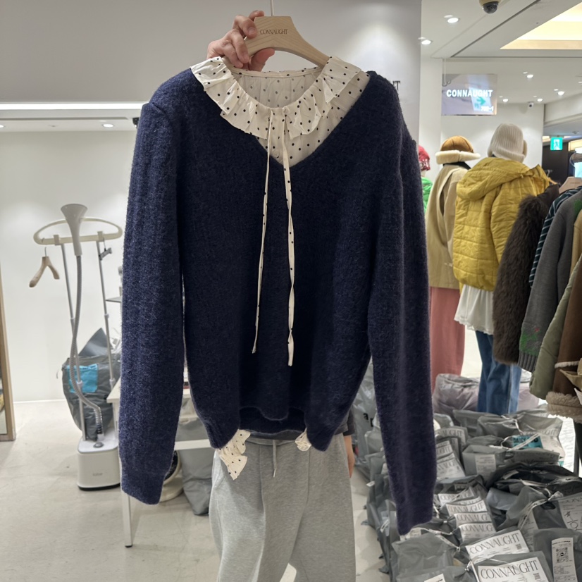 CONNAUGHT東大門㊣直郵女士新品真品25秋冬職業針織衫馬海毛CONNAUGHT/DAILYJUD針織衫圖色3