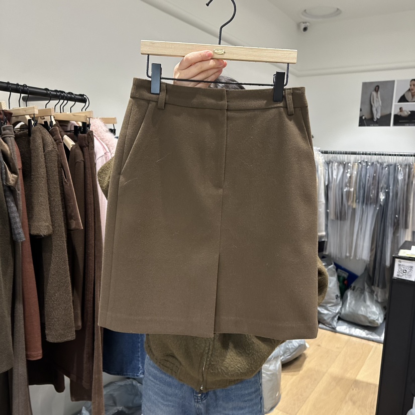 aube nunt韓國直郵㊣女士新品人氣真品時尚25秋冬推薦短裙aube nunt短裙圖色3