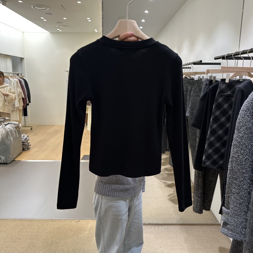 VEGETABLE韓國代購㊣女士新款真品時尚25秋冬人氣職業長袖T恤VEGETABLE長袖T恤