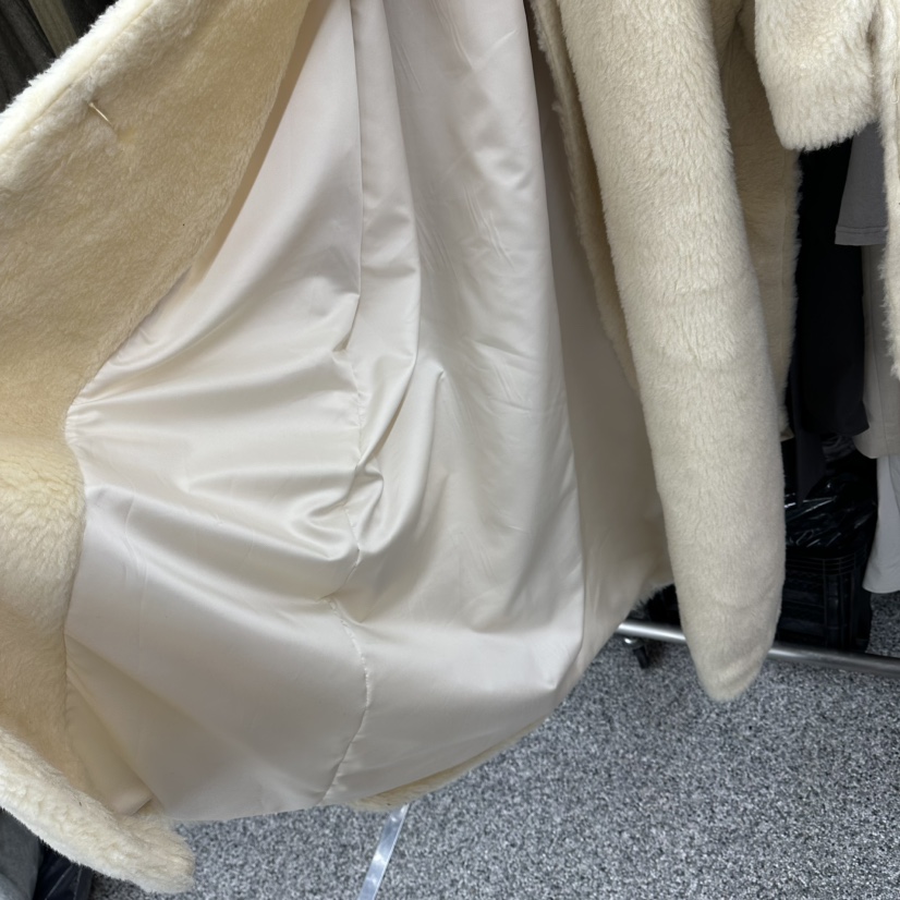 ONEBYTWO東大門㊣實拍女裝新款25秋冬休閑真品中長款大衣皮草ONE BY TWO中長款大衣