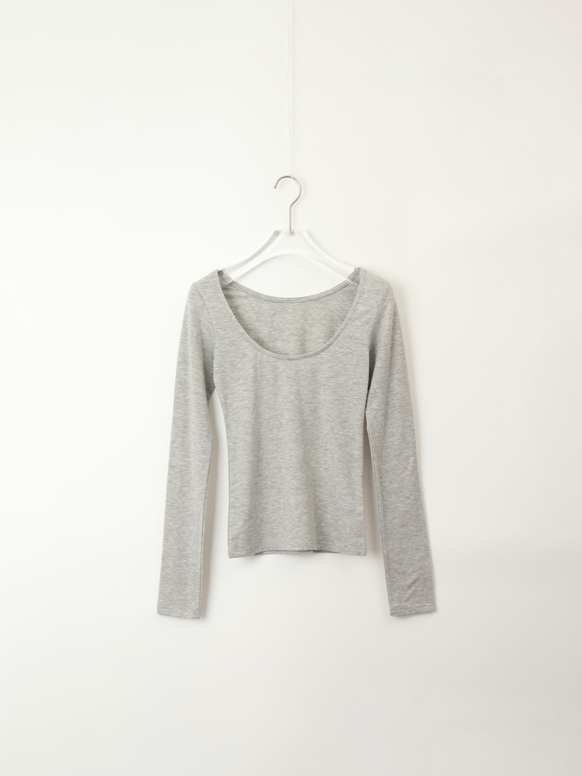 TEXTURE東大門㊣實拍女士新款休閑推薦熱賣25秋冬職業長袖T恤TEXTURE長袖T恤圖色3