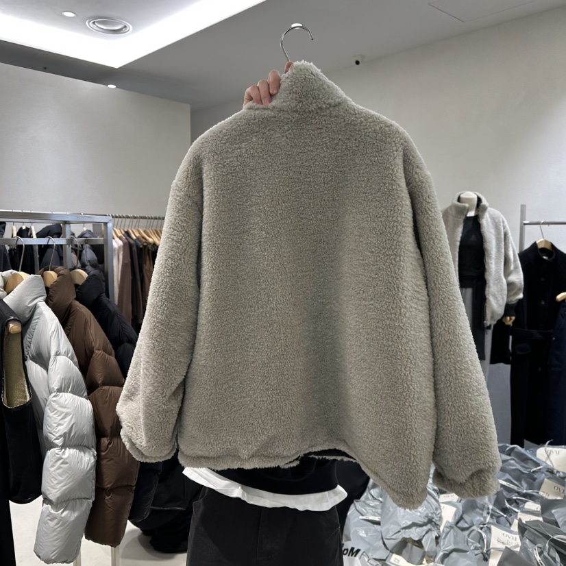 OVU東大門㊣直郵女裝新款熱賣職業推薦真品25秋冬夾克兩面穿雙面OVU夾克