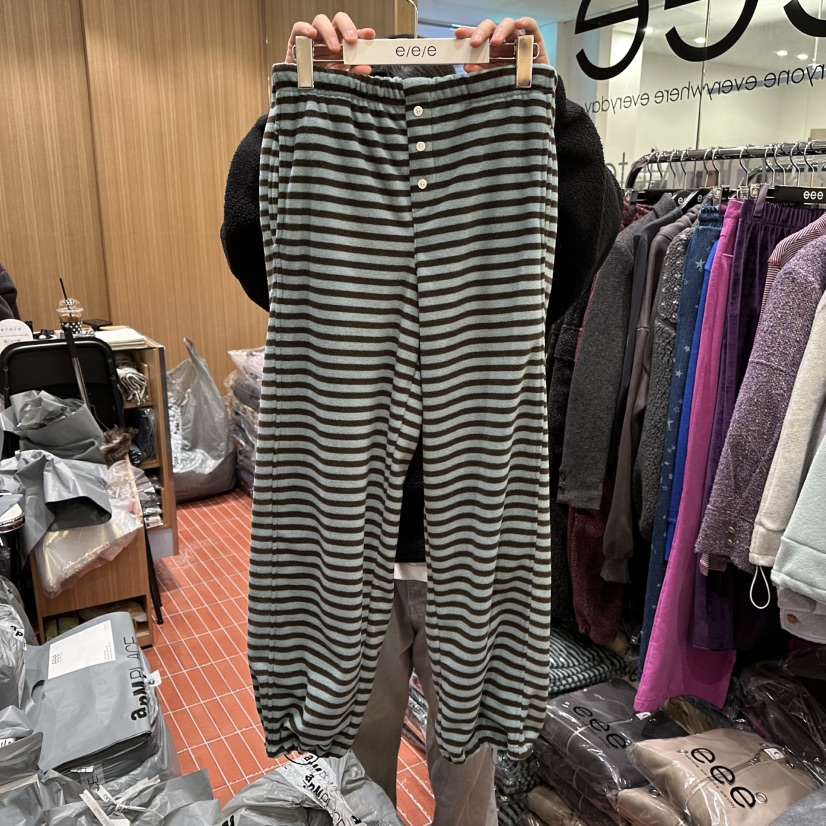 E/E/E韓國直郵㊣女士新款真品熱賣人氣25秋冬職業休閑休閑褲E/E/E休閑褲圖色2