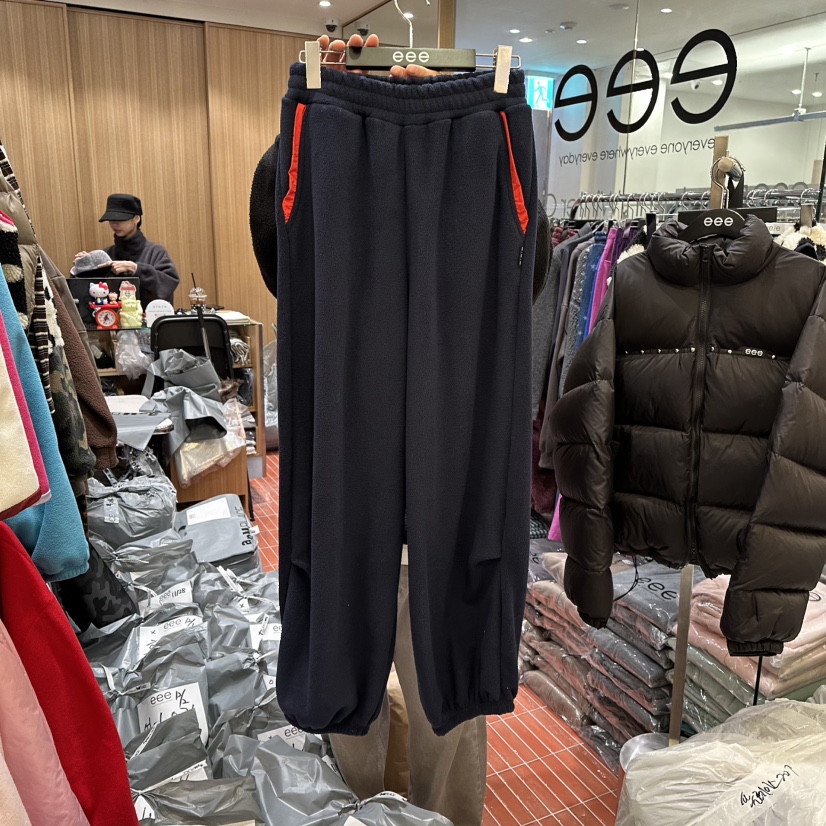 E/E/E東大門㊣直郵女士新品人氣時尚真品25秋冬休閑褲加絨E/E/E休閑褲圖色2