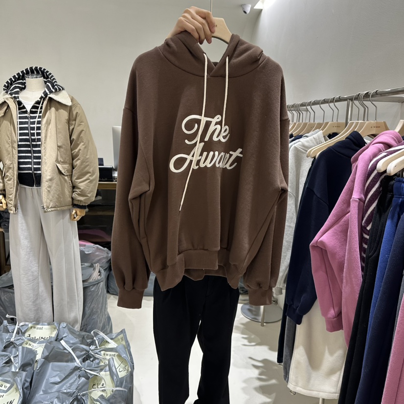 A WANT東大門㊣直郵女士新品真品時尚推薦熱賣職業衛衣加絨A WANT衛衣圖色2