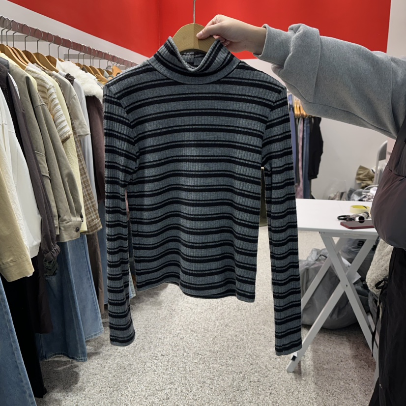 ATPZ韓國代購㊣女士新品職業推薦熱賣25秋冬時尚人氣長袖T恤ATTENTION PLEAES長袖T恤圖色2