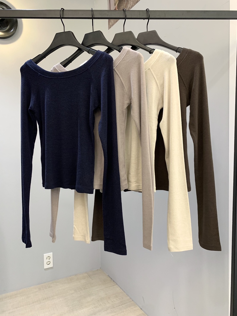 SOFTNESS韓國直郵㊣女裝新款職業時尚25秋冬推薦真品長袖T恤Softness/Cosmic長袖T恤