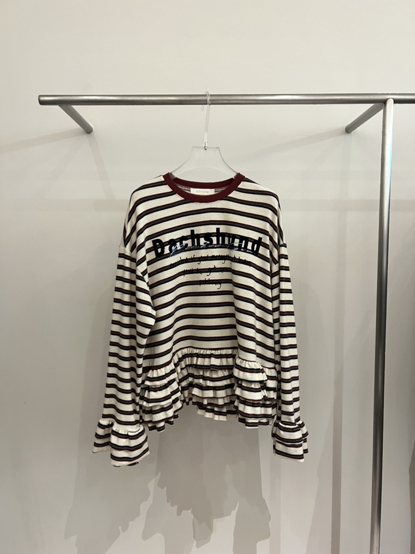 MIMME東大門㊣實拍女士新款真品25秋冬時尚人氣休閑長袖T恤MIMME/LOOKK長袖T恤圖色1