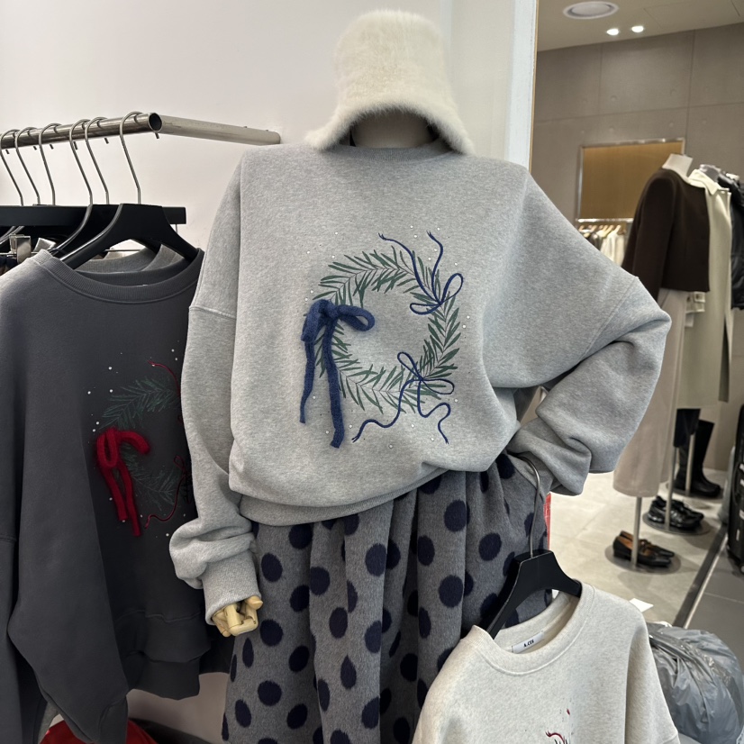 A.CES東大門㊣代購女裝新款人氣職業休閑推薦時尚衛衣加絨A.CES衛衣圖色2