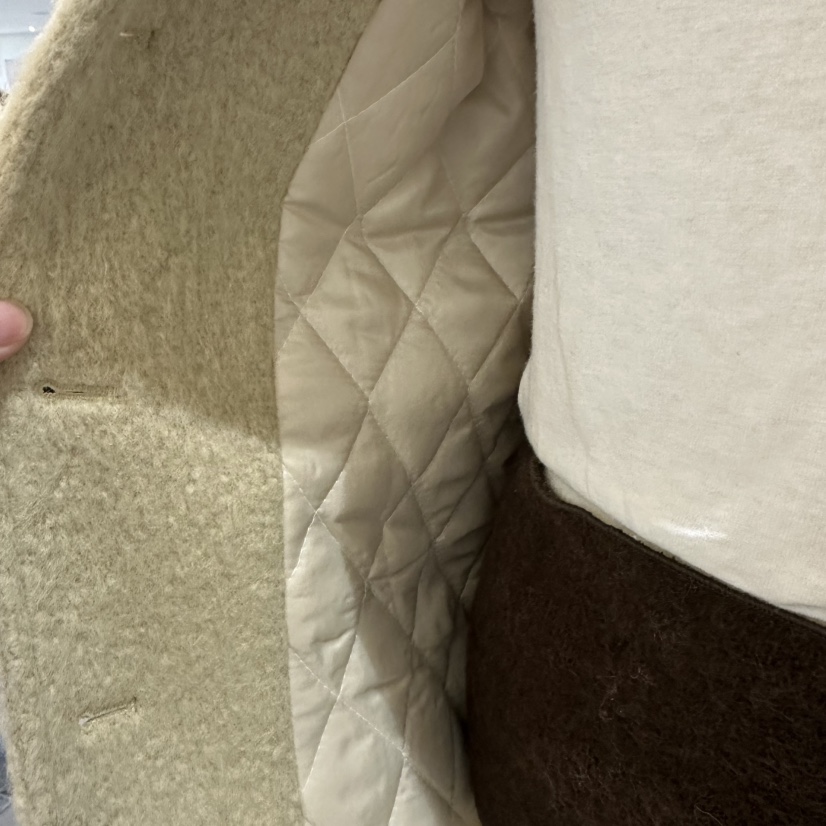 A WANT韓國代購㊣女士新品推薦25秋冬熱賣短款大衣羊毛夾棉A WANT短款大衣