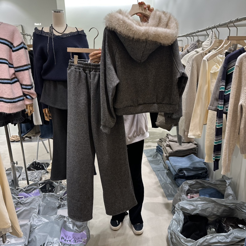 PART3東大門㊣代購女裝新品人氣推薦休閑25秋冬時尚套裝加絨Part.3套裝