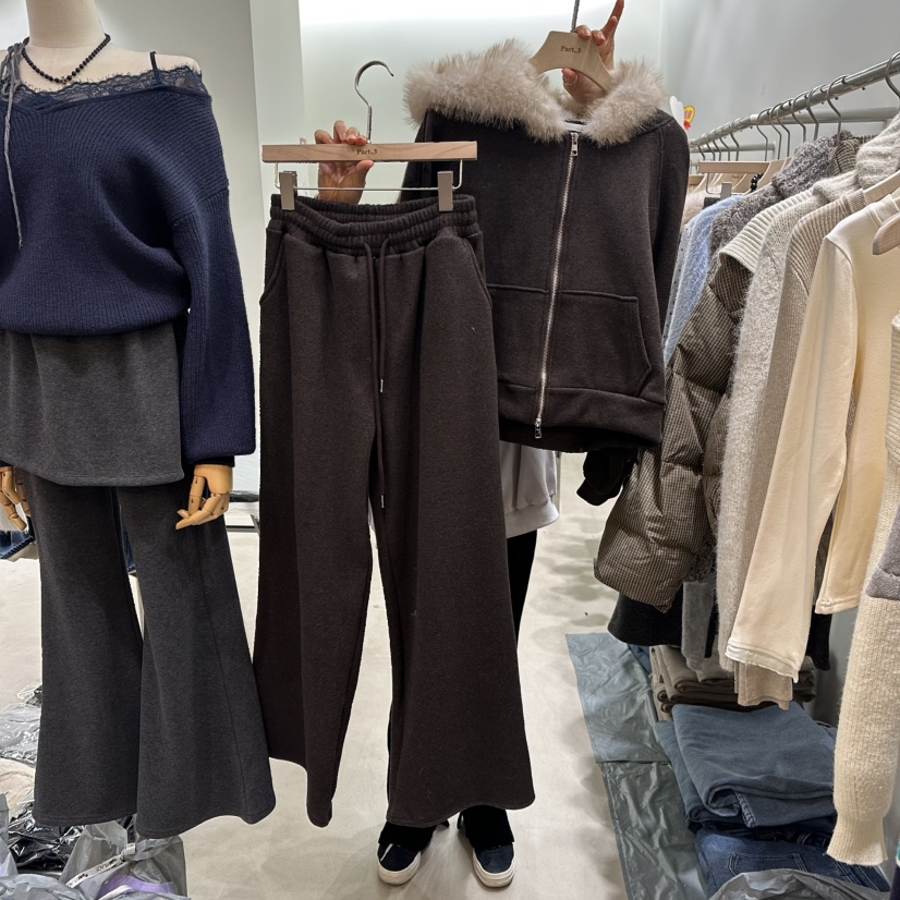 PART3東大門㊣代購女裝新品人氣推薦休閑25秋冬時尚套裝加絨Part.3套裝圖色1