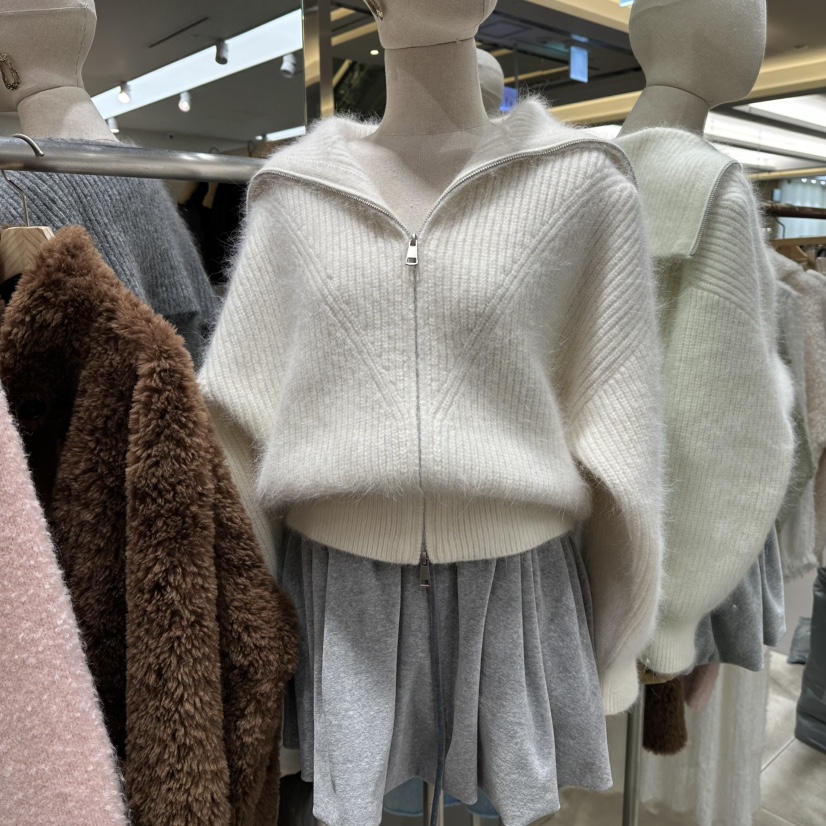 XPARTY東大門㊣直郵女裝新品熱賣真品休閑職業人氣毛衣拉鏈XPARTY毛衣圖色1