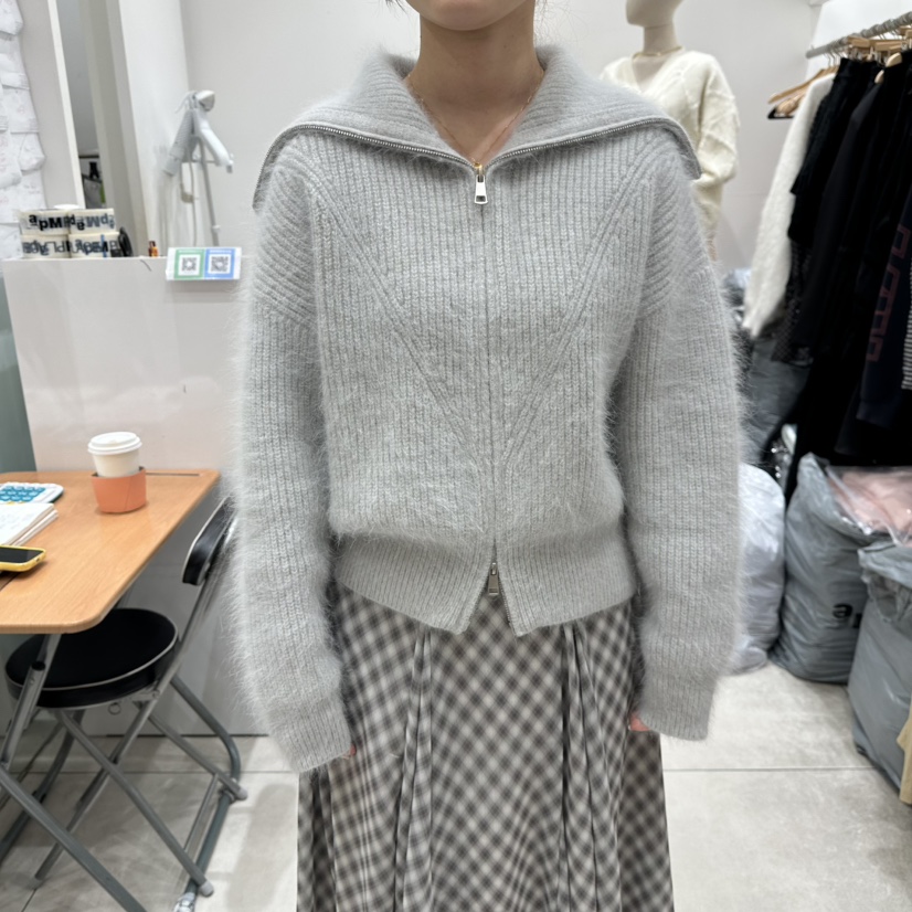 XPARTY東大門㊣直郵女裝新品熱賣真品休閑職業人氣毛衣拉鏈XPARTY毛衣圖色2