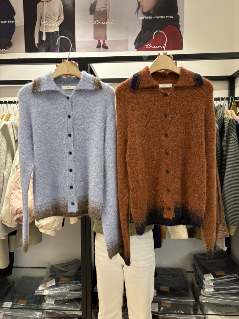 BRUNI/RICOTTA東大門㊣實拍女裝新品25秋冬職業熱賣針織衫BRUNI/RICOTTA針織衫