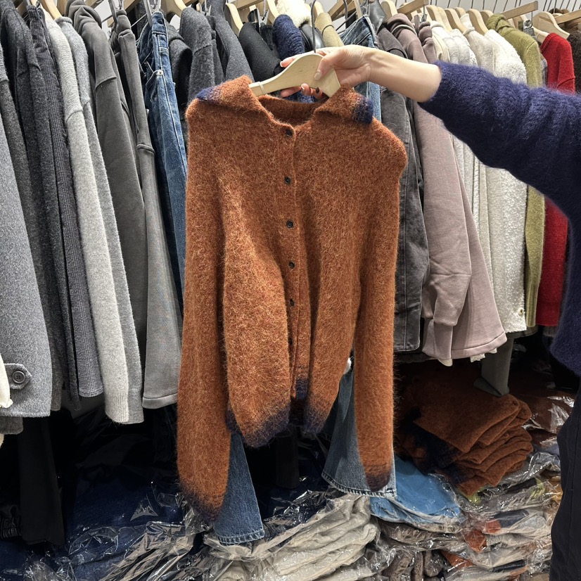 BRUNI/RICOTTA東大門㊣實拍女裝新品25秋冬職業熱賣針織衫BRUNI/RICOTTA針織衫圖色1