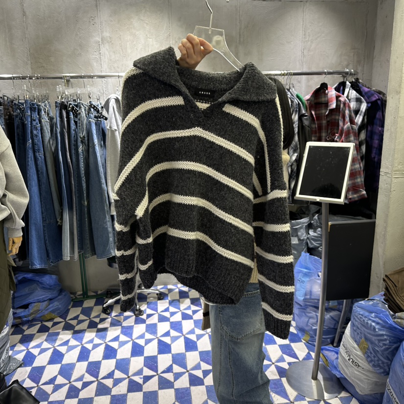 AMOUR東大門㊣直郵女裝新款真品職業時尚推薦休閑熱賣人氣毛衣AMOUR毛衣圖色3