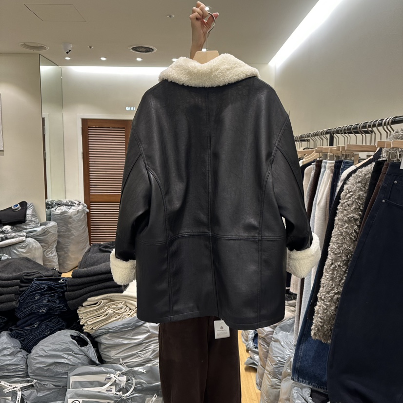 GILLI東大門㊣直郵女士新款時尚25秋冬真品推薦休閑中長款大衣GILLI中長款大衣