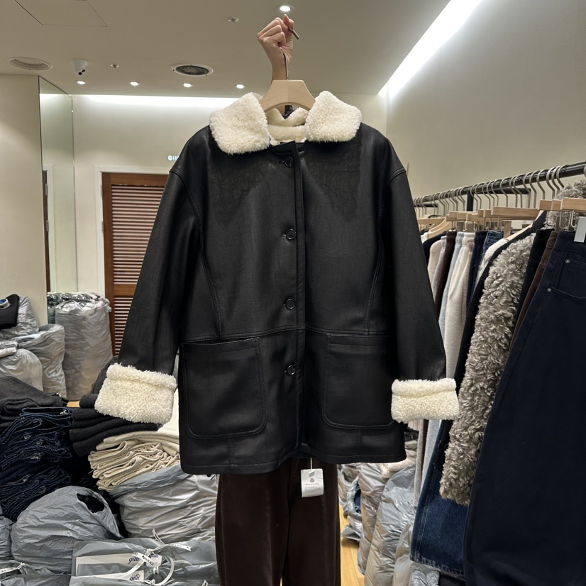 GILLI東大門㊣直郵女士新款時尚25秋冬真品推薦休閑中長款大衣GILLI中長款大衣圖色1