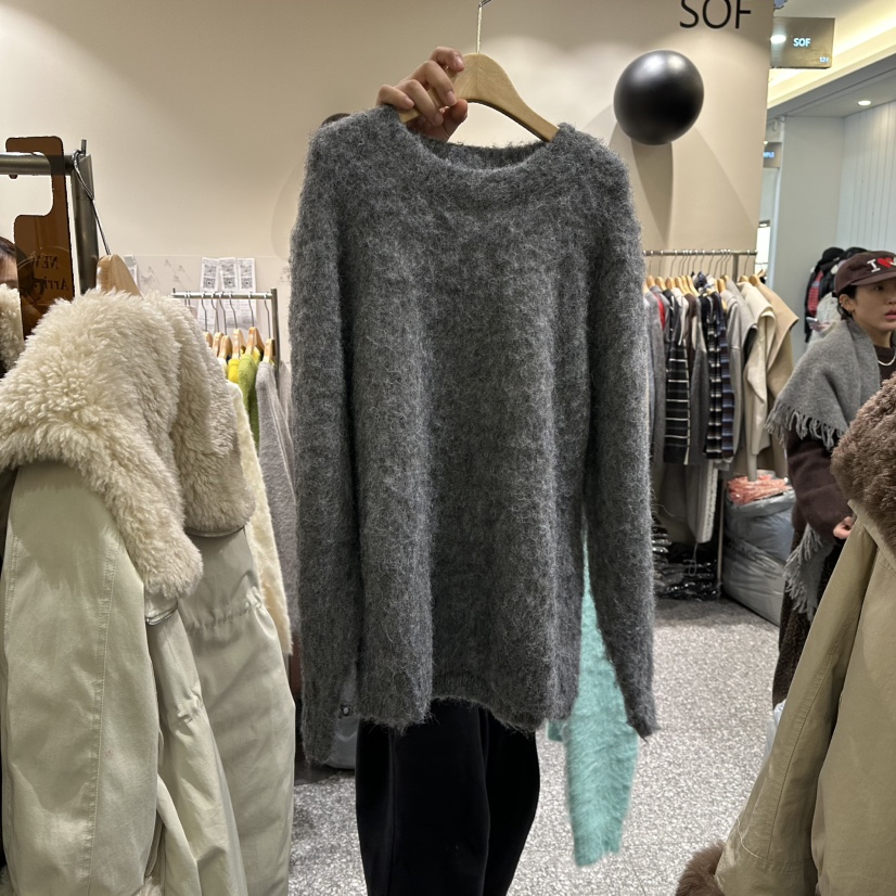 SOF韓國直郵㊣女裝新品人氣休閑時尚25秋冬推薦熱賣真品毛衣SOF毛衣圖色3