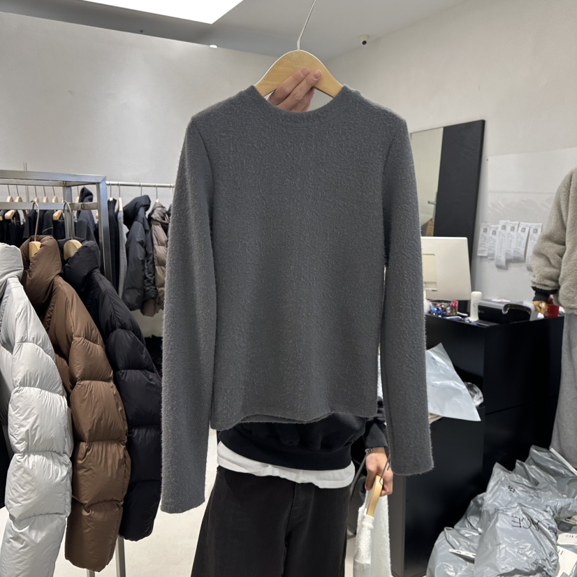 OVU韓國直郵㊣女裝新款25秋冬推薦真品休閑時尚職業長袖T恤OVU長袖T恤圖色2