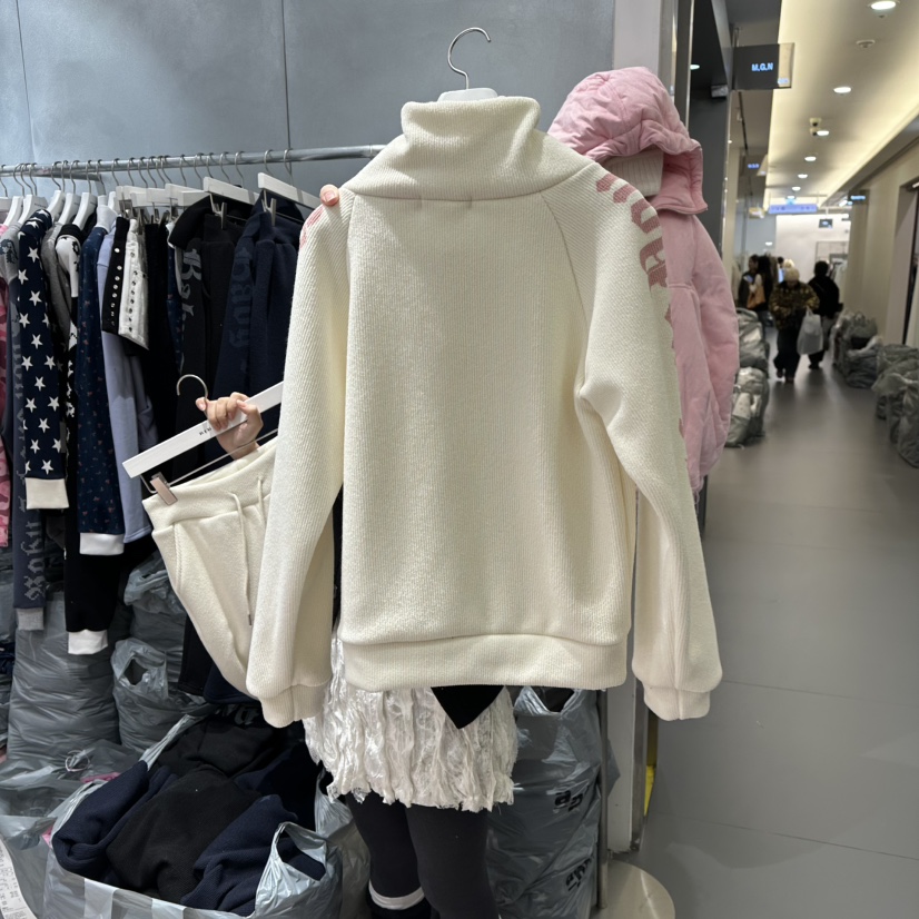 RIBBON東大門㊣實拍女士新款人氣推薦職業熱賣25秋冬夾克加絨RIBBON夾克