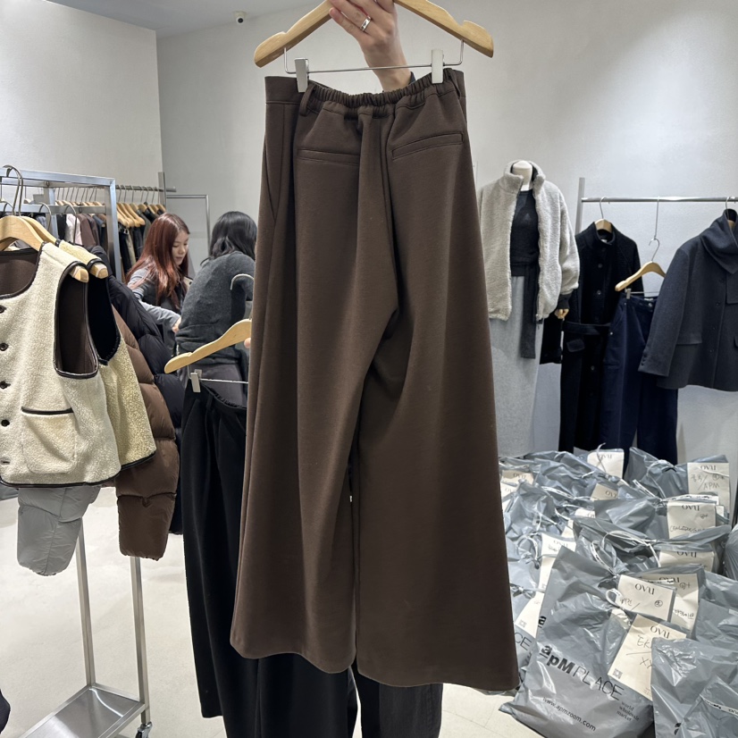 OVU東大門㊣直郵女裝新款時尚25秋冬職業人氣休閑推薦休閑褲OVU休閑褲