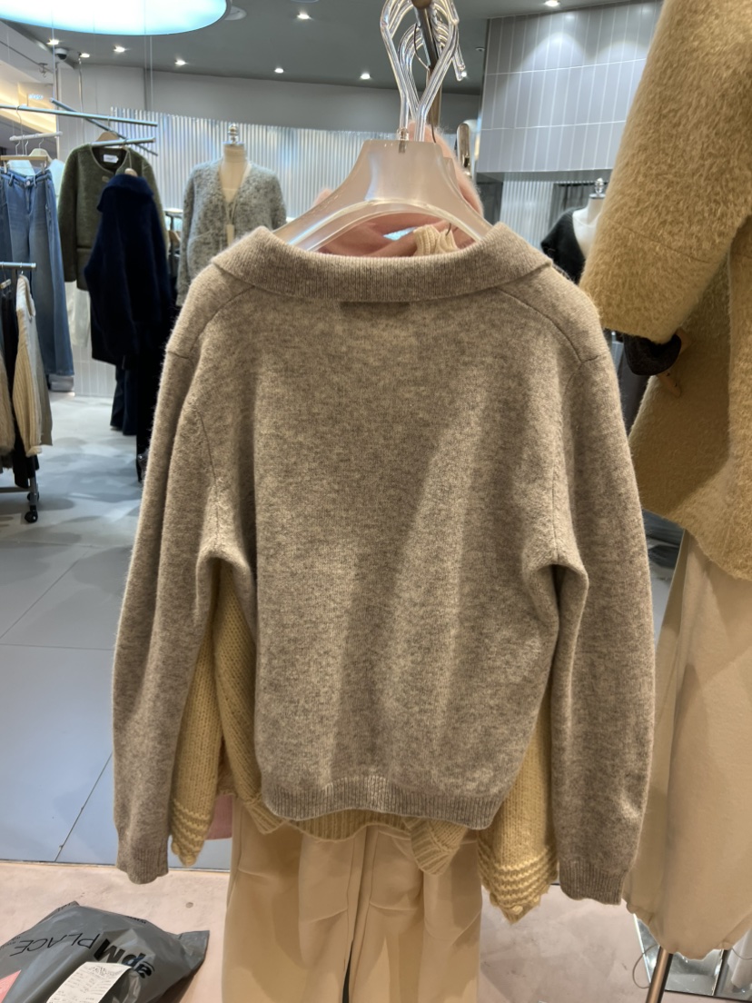 MIMME韓國直郵㊣女裝新品休閑推薦25秋冬熱賣職業真品時尚毛衣MIMME毛衣