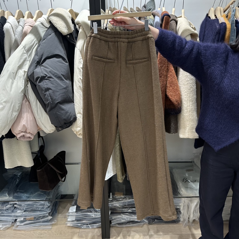 BRUNI/RICOTTA韓國直郵㊣女士新款熱賣25秋冬時尚休閑休閑褲BRUNI/RICOTTA休閑褲