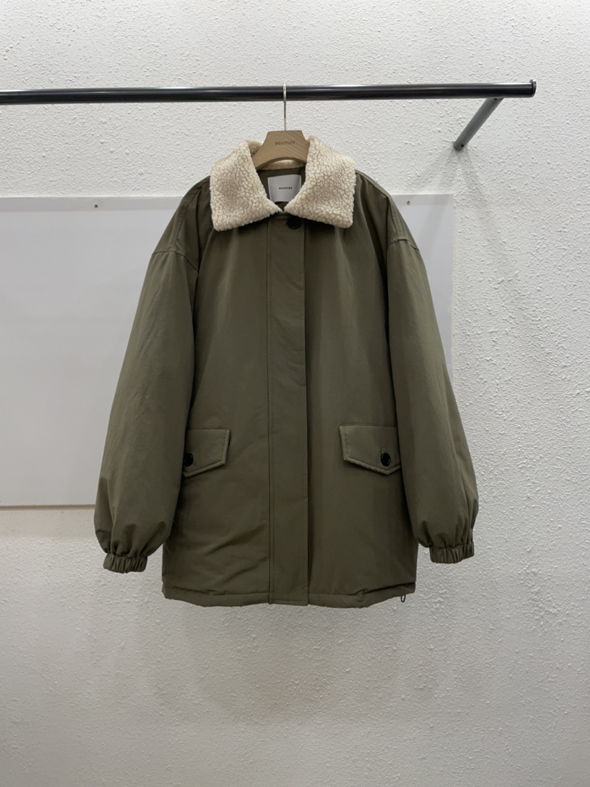 EGGPLANT東大門㊣實拍女裝新款時尚熱賣推薦休閑長款羽絨服EGGPLANT長款羽絨服圖色1