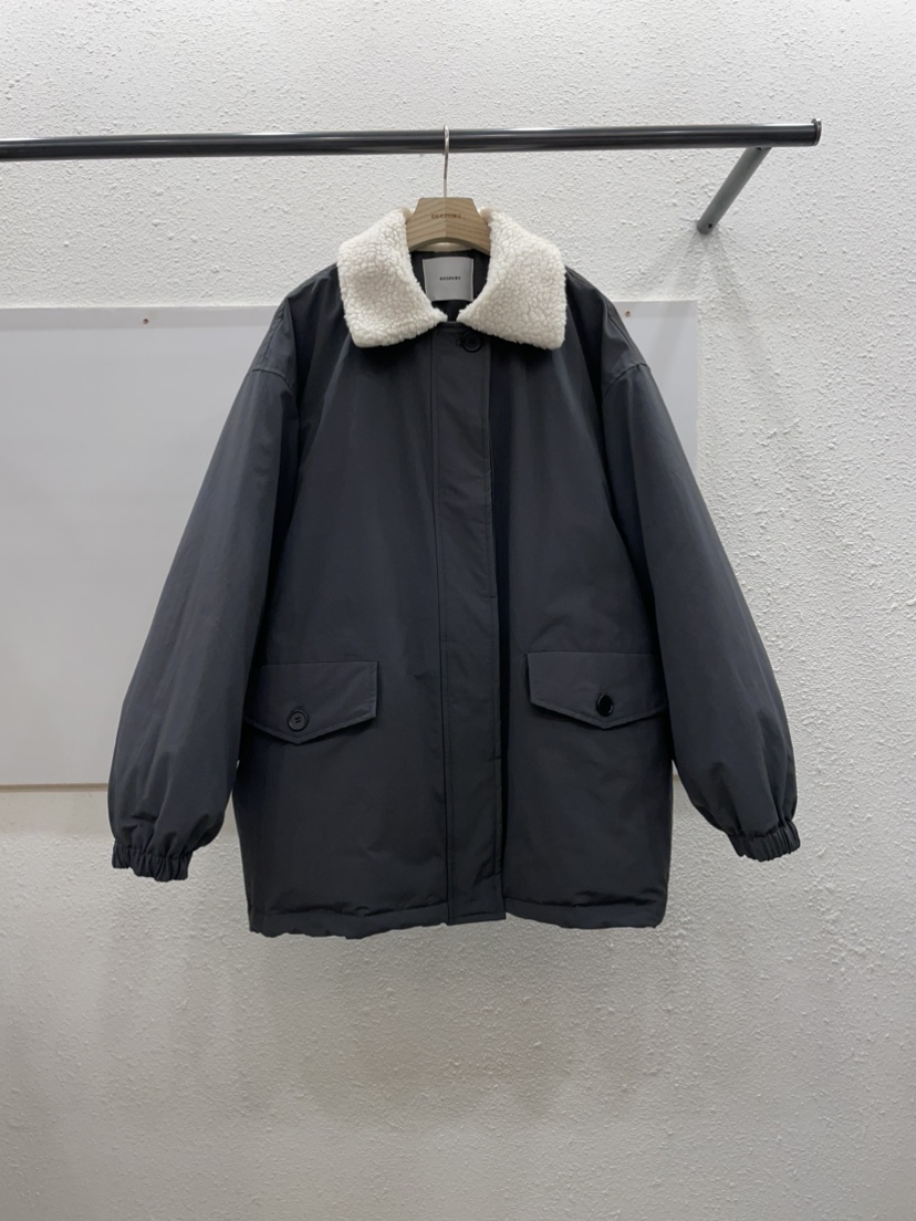 EGGPLANT東大門㊣實拍女裝新款時尚熱賣推薦休閑長款羽絨服EGGPLANT長款羽絨服圖色2