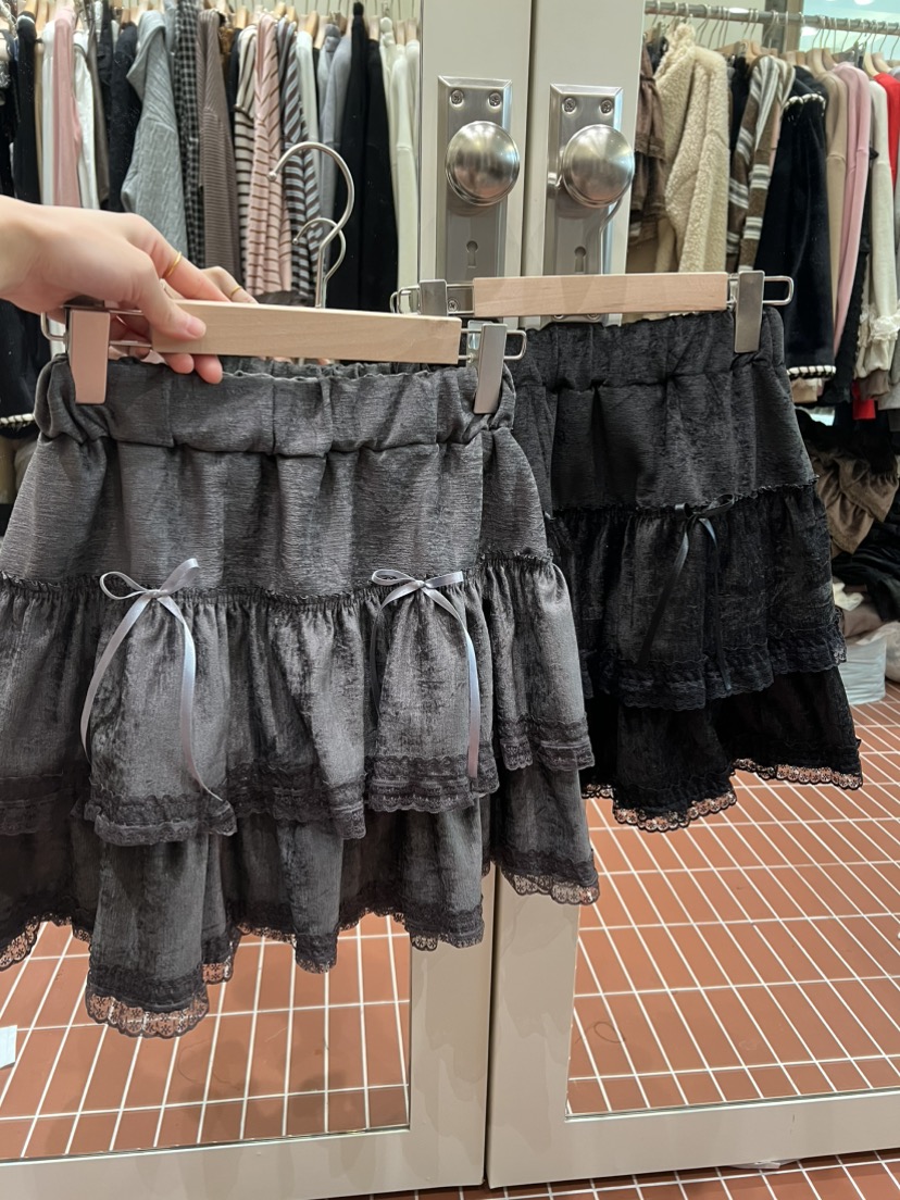 BE&amp;BE韓國直郵㊣女士新款熱賣推薦時尚休閑職業短裙絲絨BE&be短裙